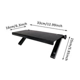 ClipOn Monitor Top Storage Shelf Universal Screen Organizer Holder For Streaming Devices Remotes V1369-AZ3-W-14951