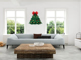 Christmas Wreath Handmade Xmas Tree Wreath Holiday Farmhouse Ornament Wreaths Decorations for Home V1294-YM0714-10312871