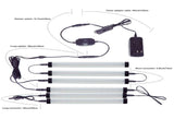 Dimmable Led Under Cabinet Lighting Bar Linkable Kits with Rocker Switch Under Counter V1171-CC-BQHBFA008-AU