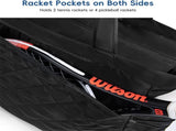 Backpack - Tennis Bag - Handbag - Sports Bag - Waterproof Racket Bag - Suitable for multiple rackets V1188-ZXY-10270