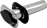 2PCS Boat Stainless Steel Polished Fishing Rod Holder Flush Mount 15/30/90 Degree Casting Flange V1259-DP01-A-1270