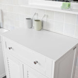 Freestanding Storage Cabinet with Doors/Drawer 60x87x35 cm V178-84874