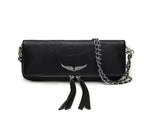 Chic Quilted Leather Crossbody Bag with Chain Strap & Tassel Detail V888-ELOSUNG29122