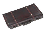 Portable Antique Suitcase Wooden Case Photography Props Craft Decoration Box Ornament V1294-YM0901-3115200144711