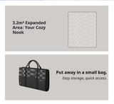 ONEFOREST 3-in-1 Tote Bag Camping Set with Black Ground Mat, Ultralight Foldable Outdoor Kit for V1221-XM-LB4971-ZS137