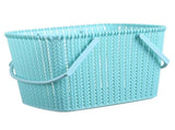Shower Caddy Bin Strong Plastic Large Opening Smoothing Handle Draining Holes Shower Basket for V1294-YM0901-3117230401211