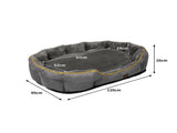 PaWz Electric Pet Heater Bed Heated XL Grey X-Large PT1136-XL-GY
