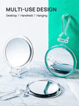 Double-Sided 1X/20X Magnifying Foldable Makeup Mirror for Handheld, Table and Travel Usage V178-44229