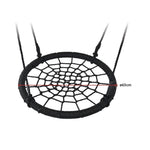 Kids Rope Swing Round Outdoor Birds Crows Nest Spider Web Swing Seat 65cm V63-832041