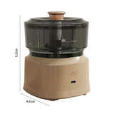 Food Processor, Garlic 350ml Electric Mini Meat Grinder,25W USB Rechargeable Vegetable V1192-AZ-W-29576