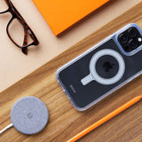 EFM Zurich Flux Case Armour Compatible with MagSafe for iPhone 13 Pro - Frost Clear V578-EFCTPAE194FLXF