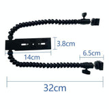 Adjustable Dual Arm Flash Bracket Mount For Hot Shoe PRL-51408650DBT