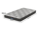 Giselle 30cm King Single Mattress with Edge Support and 5-Zone Comfort MATTRESS-E-URBAN-30-KS