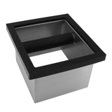 Coffee Knock Box Bottomless Stainless Steel Coffee Ground Knock Bin for Home Cafe Restaurant V1294-YM0901-3118240117111