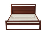 Artiss Bed Frame King Single Size Wooden Walnut WITTON WBED-WITTON-KS-WAL-AB
