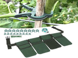 Gardening Tools Set Green Waist Bag Plant Support Clips Adjustable Cable Ties Kit V1294-YM0721-3111210041311