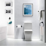 10pcs Bathroom Hardware Set, Including 16" Hand Bars, Toilet Paper Holders, Rings, Robe V1079-T0WEL10