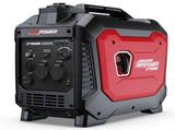 GENPOWER 3.5kW Peak 3kW Enclosed Inverter Generator, 2x15A, 12V, USB, Portable, Compact, Camping, V219-GENPTRGN35SA