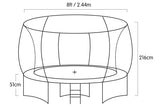 Kahuna Rainbow 8 ft Trampoline TRA-KAH-08-RB