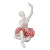 Dancing Ballerina Girl Figurine Ceramic Ballet Girl Figure Ballet Dancer Statue Sculpture Desk V1294-YM0706-3115230068711