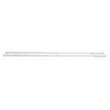1.5m Double Curtain Tracks Aluminium Rail & Brackets For Both Curtain and Sheer with ceiling and V63-849681