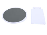2 Serving Trays and 2 Straight Tracks Reusable Tabletop Rotating Food Turntable Extension V1294-YM0901-3118240252011