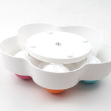 Interactive Dog Puppy Treat Ball Slow Feeder Bowl Nontoxic Dog Food Dispenser Fun IQ Training V1366-AZ2-W-03323