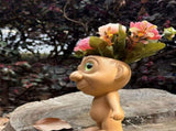 Big Eye Elf Flower Pot Desktop Bonsai Decorative Ornament for Home Office Garden V1265-YY-31