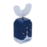 Ultrasonic Electric Toothbrush UShaped Waterproof USB Charging Toothbrush Set for Cleaning V1294-YM0901-3113210048111