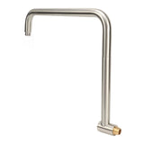 Shower Head Extension with Flange S Shape Shower Arm Wall Mount Rotatable Stainless Steel Shower V1294-YM0710-3112230074213