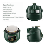 Hoper Layer Mini Electric Pressure Cooker HL-MP160 3-Cup Small Rice Cooker V940-HL-MP160