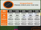 Kahuna 6ft Trampoline Replacememnt Safety Pad Cover and Spring Jumping Bounce Mat Rainbow KAH-PDMAT-06-RB