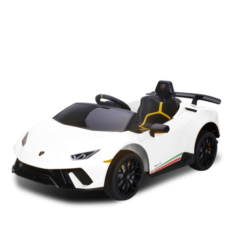 Kahuna Lamborghini Performante Kids Electric Ride On Car - White CAR-LAM-WH