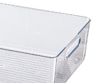 Book Storage Container Transparent Versatile Book Storage Organizer Container Bin with Handle for V1294-YM0901-3117240014811