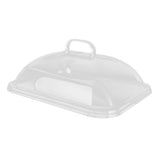 Splatter Cover Clear Transparent Acrylic Dustproof Rectangle Shape Convenient Practical Home Plate V1294-YM0626-3118220300613