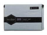 1000TC Cotton Rich SHEET SET - KING SINGLE V441-SS4056BLUKS