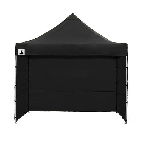 Gazebo Tent Marquee 3x3 PopUp Outdoor Wallaroo Black GAZ-POP-3X3-BK