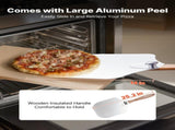 Pizza Stone, 508 x 355 mm Rectangular Cordierite Pizza Stone, Extra Large Baking-Stone with Aluminum V952-PSSJQSJX22140KPYQ001V0
