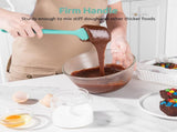 600F Heat Resistant Silicone Spatulas Kitchen Cooking Mixing Utensils and V1258-DP02-C-370