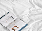 Dickies Cotton Waffle Texture Quilt Cover Set White Queen V442-SIM-QUILTCS-WAFFLE-WHITE-QS