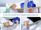 6 Inch, 10 ft Heavy PVC Dust Collection Hose, Flexible Clear Fume Hose with Stainless Steel Wire V1259-DP01-A-1180