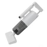 Cordless Handheld Vacuum Cleaner 60W 7.4V Wet Dry Use Portable Hand Vacuum for Home Car White V1294-YM0901-3113240071612
