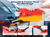 Fuel Container, 5 L, Gas Can with Spout and Lockable Bracket, 15 L/min Max Flow Rate, Secure & V952-SLBXSYXCZK1JQWB8R001V0