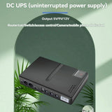 DC UPS Battery Backup Uninterruptible Power Supply 85265V UPS Battery Replaceable US-Plug V1369-AZ3-W-08378