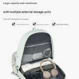 Black Large Capacity Travel Backpack - Waterproof Polyester Hiking Rucksack with Shoe Compartment V888-ELOSUNG56189-1