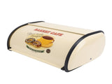 Bread Box Exquisite Elegant Drum Type Metal Bread Storage Bin for Bread Cake Doughnut Biscuit Food V1294-YM0901-3118240122413