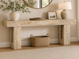 Levede Console Table 160cm Sofa Table Narrow Entryway Hallway Living Room Wood CH1174-NT-AU