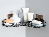 Corner Shower Caddy Wall Mount Adhesive Shower Organizer Rack Shelf for Bathroom Dorm Kitchen V1294-YM0901-3112240030211