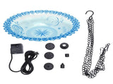 Bird Fountain for Outdoor Plastic Hanging USB Powered Hummingbird Feeder Water Fountain Bird V1294-YM0901-3111250034311