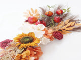 Artificial Flower Lintel Swags Sunflower Arch Silk Floral Swag Wedding Decoration V1294-YM0717-220801LW05-2